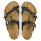 Birkenstock, Mayari Oiled Leather, Women's, Sandal, Black, Top view