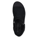 Skechers, Martha Stewart Pier Lite Park Path, Women's, Sandal, Black, Top view