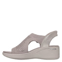 Skechers, Martha Stewart Pier Lite Park Path, Women's, Sandal, Taupe, Side view