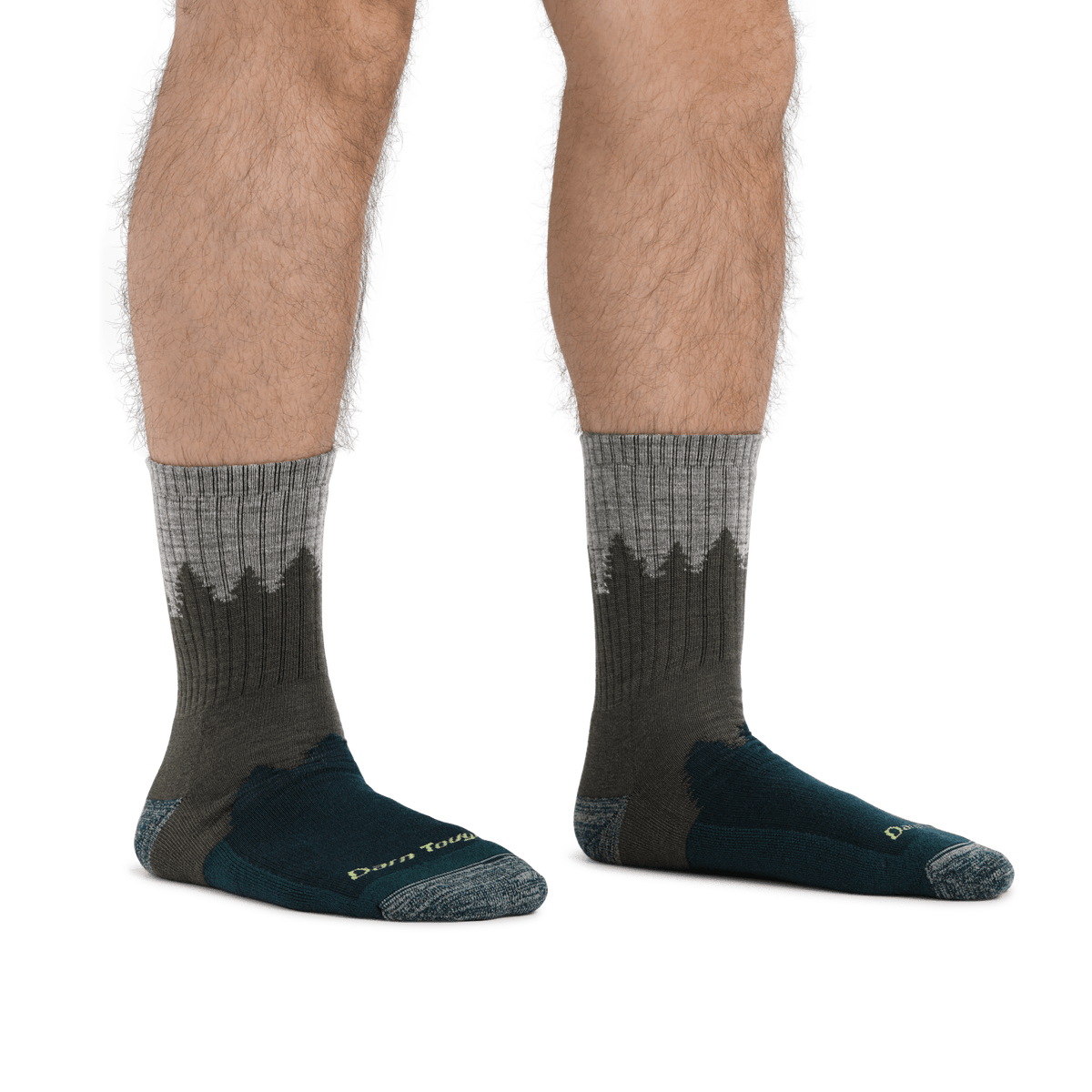 Darn Tough Men's Number 2 Micro Crew Midweight Cushion Hiking Sock - Shoetopia Footwear