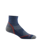 Darn Tough, Light Hiker Quarter, Men's, Hiking Sock, Denim, Side view