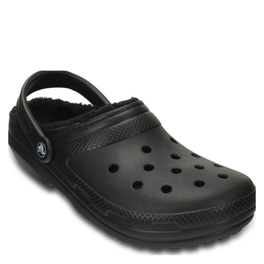 Crocs Classic Lined Clog - Black - Shoetopia Footwear