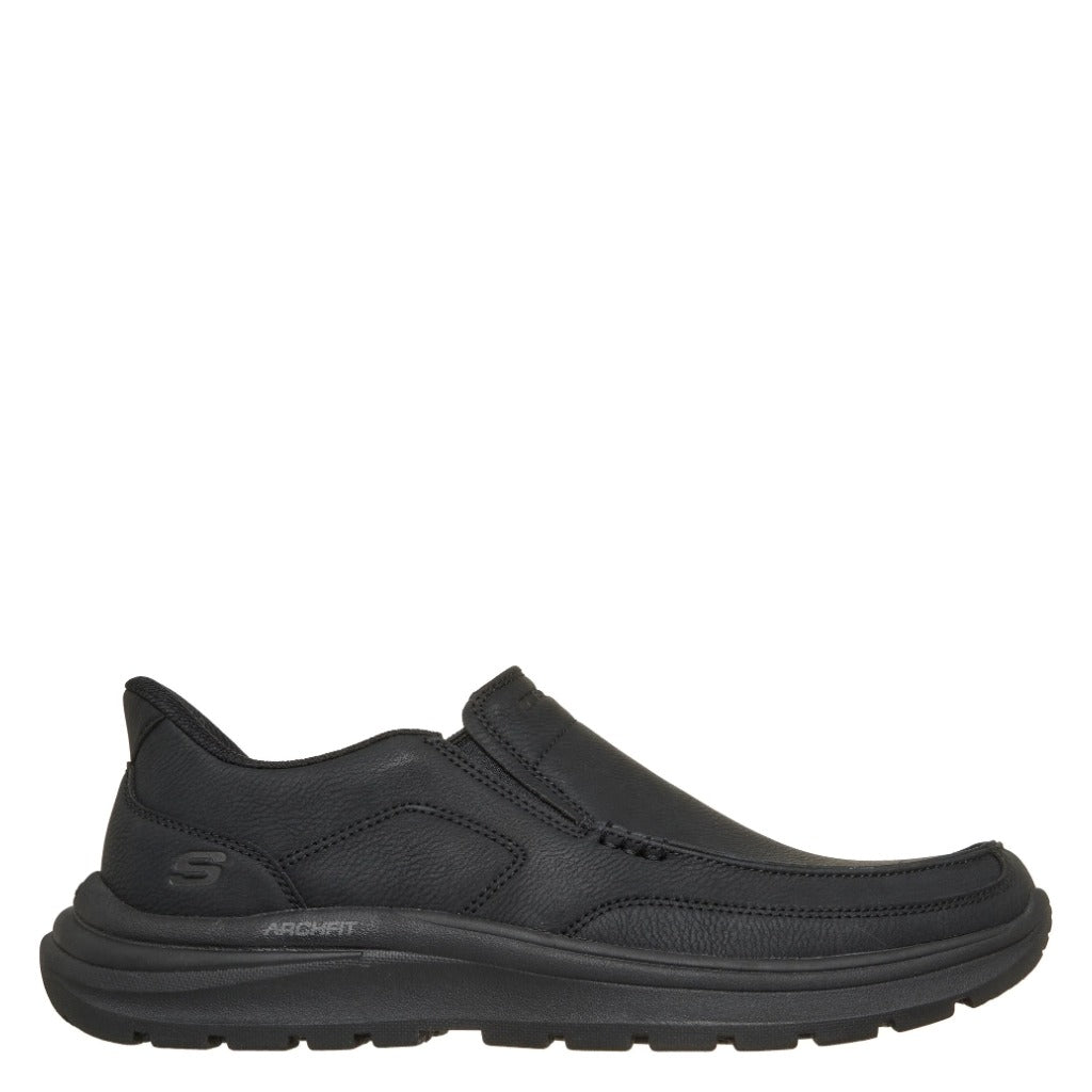 Skechers, Slip-Ins Arch Fit Superior Mantis, Men's, Casual Shoe, Black, Side view