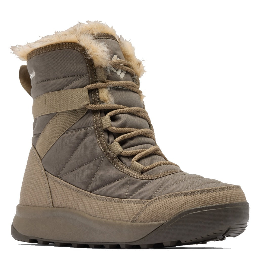 Columbia, Minx Shorty IV, Women's, Winter Boot, Sand, Angled view