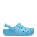 Crocs Classic Floral Cut Out Clog - Tinted Glass - Shoetopia Footwear