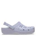 Crocs Classic Floral Cut Out Clog - Purple Moon - Shoetopia Footwear