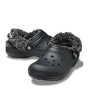 Crocs Classic Fleeced Lined Clog - Black - Shoetopia Footwear