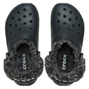 Crocs Classic Fleeced Lined Clog - Black - Shoetopia Footwear