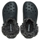 Crocs Classic Fleeced Lined Clog - Black - Shoetopia Footwear