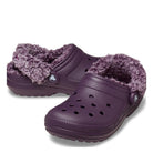 Crocs Classic Fleeced Lined Clog - Plum - Shoetopia Footwear