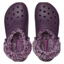 Crocs Classic Fleeced Lined Clog - Plum - Shoetopia Footwear