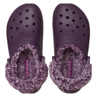 Crocs Classic Fleeced Lined Clog - Plum - Shoetopia Footwear