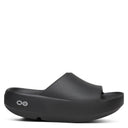 OOFOS OOahh PLUS Slide Sandal - Black - Shoetopia Footwear