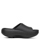 OOFOS OOahh PLUS Slide Sandal - Black - Shoetopia Footwear