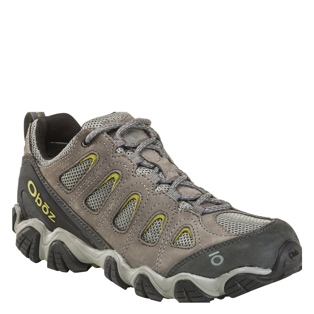 Oboz, Sawtooth II Low, Men's, Hiking Shoe, Pewter, Angled view