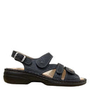 Finn Comfort, Gomera, Women's, Sandal, Black, Side view