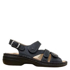 Finn Comfort, Gomera, Women's, Sandal, Black, Side view