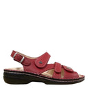 Finn Comfort, Gomera, Women's, Sandal, Red, Side view