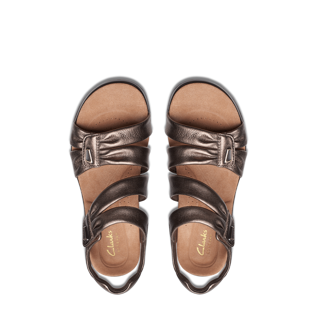 Clarks Kitly Ave Women's Sandal | Bronze Leather, Adjustable