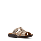 Clarks, Kitly Slide, Women's, Sandal, Metallic