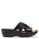 Clarks, Merliah 2 Belle, Women's, Slide Sandal, Black, Side view