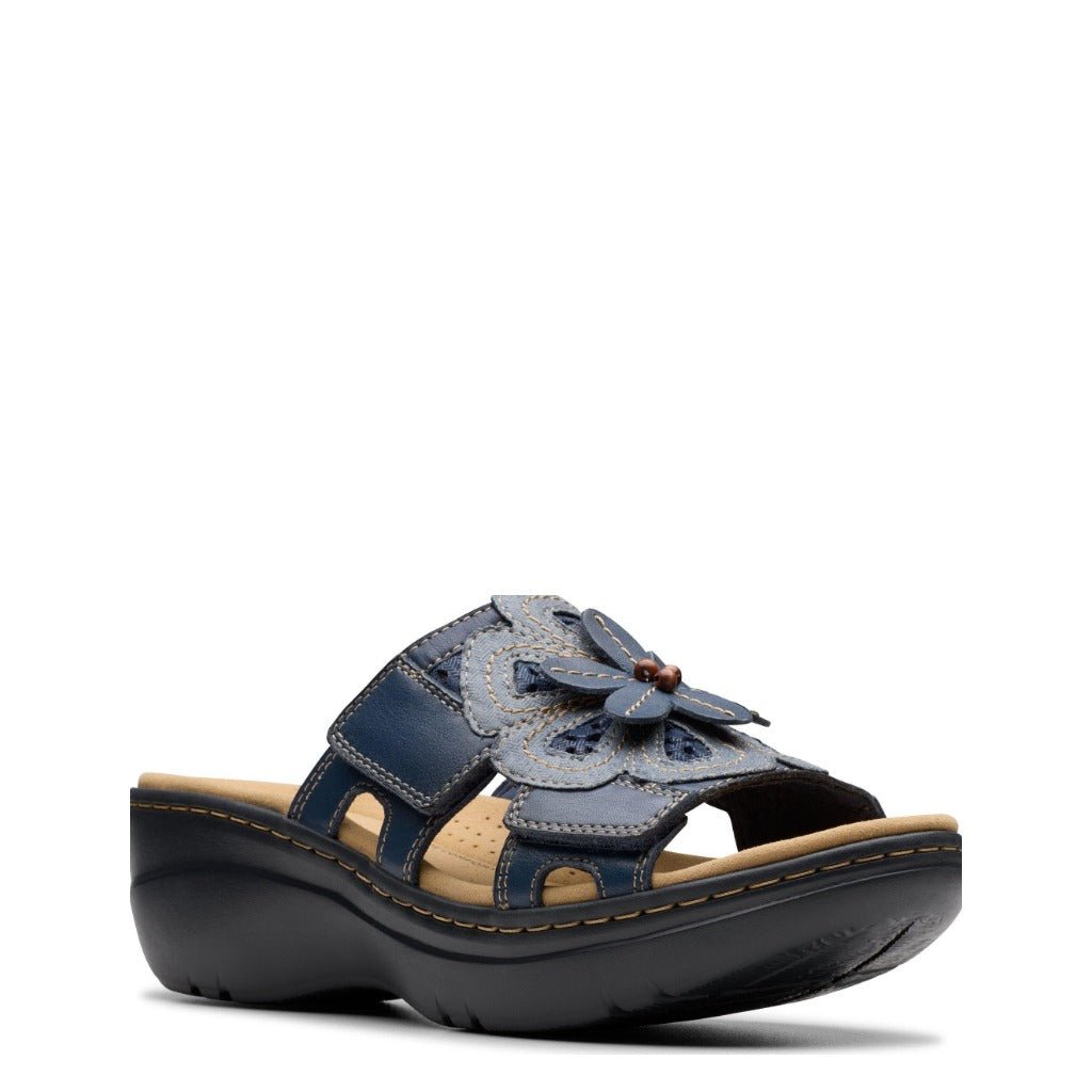 Clarks Merliah 2 Belle - Blue Floral - Shoetopia Footwear