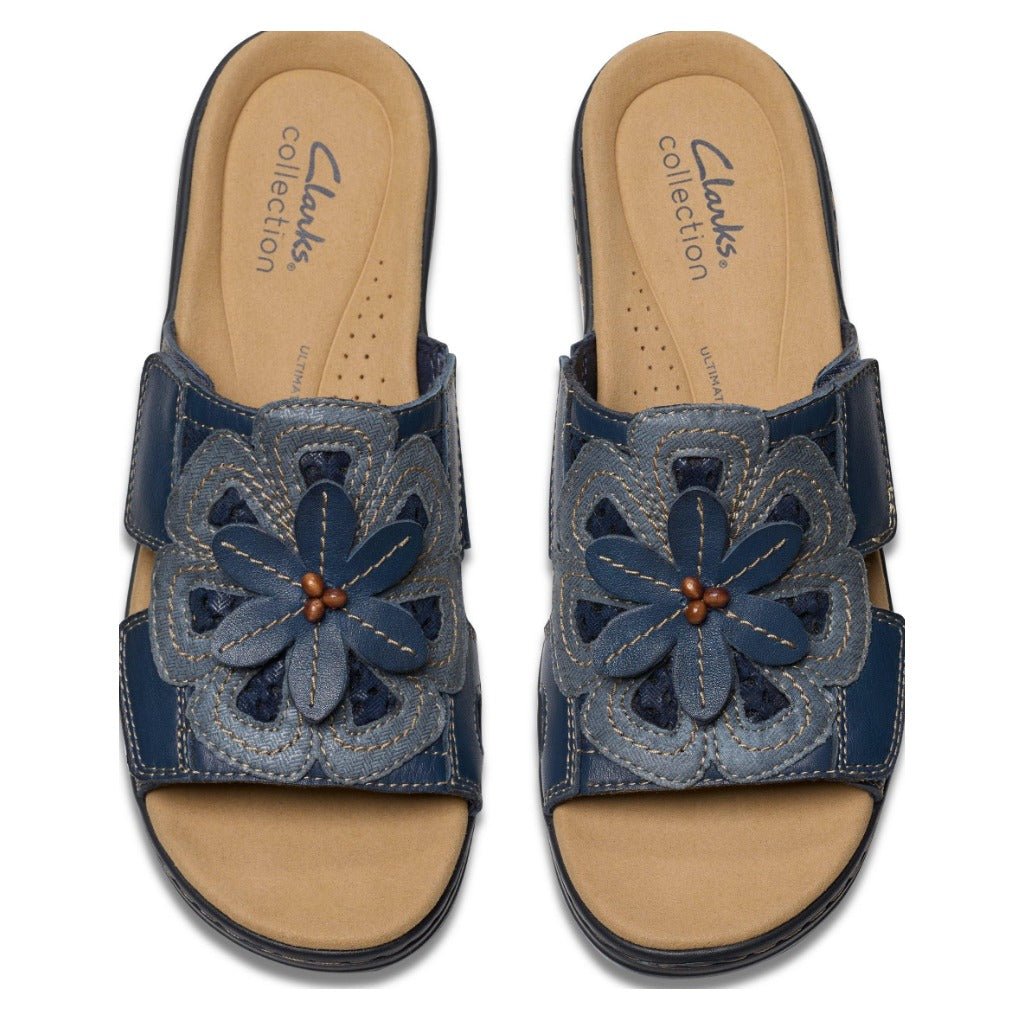 Clarks Merliah 2 Belle - Blue Floral - Shoetopia Footwear
