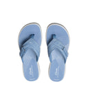 Clarks, Breeze Sea, Women's, Sandal, Denim Blue, Medial side view