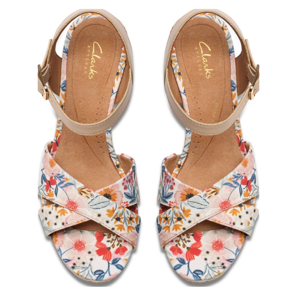 Clarks Chicly Floral - Shoetopia Footwear