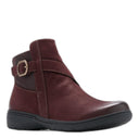 Clarks, Carleigh Angie, Women's, Ankle Boot, Merlot, Angled view