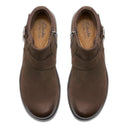 Clarks, Carleigh Angie, Women's, Ankle Boot, Mushroom, Top view