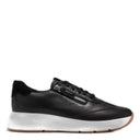 Clarks, Code R Run, Women's, Sneaker, Black, Side view