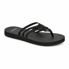 Sanuk, Yoga Sandy II, Women's, Sandal, Black, Angled view