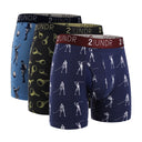 2UNDR Swing Shift 6" Boxer Brief 3 - Pack - Shoetopia Footwear