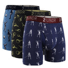 2UNDR Swing Shift 6" Boxer Brief 3 - Pack - Shoetopia Footwear