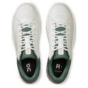 On, The Roger Advantage, Men's, Sneaker, White/Olive, Top view