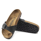 Birkenstock Madrid Birko-Flor, Black, Regular Fit - Shoetopia Footwear