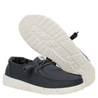 Hey Dude Wendy Stretch Canvas, Black - Shoetopia Footwear