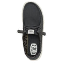 Hey Dude Wendy Stretch Canvas, Black - Shoetopia Footwear