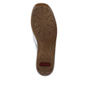 Shoetopia, Rieker, 41385, women’s casual shoe, white, Sole view