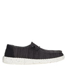 Hey Dude, Wendy Stretch Sox, Women's, Casual Shoe, Black, Side view