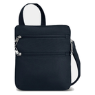 Travelon Anti-Theft Classic Slim Double Zip Crossbody - Midnight - Shoetopia Footwear