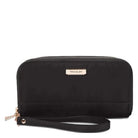 Travelon, RFID Blocking Double Zip Wallet, Women's, Wallet, Black, Front view