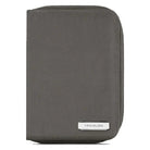 Travelon, RFID Blocking Passport Zip Wallet, Unisex, Travel Wallet, Smoke, Front view