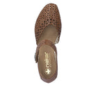 Rieker, 43753, Women's, Sandal, Brown, Top view