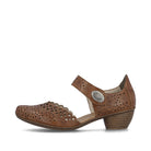 Rieker, 43753, Women's, Sandal, Brown, Side view