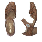 Rieker, 43753, Women's, Sandal, Brown, Pair view