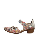 Rieker, 43753, Women's, Sandal, Pink Floral, Side view