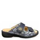 Finn Comfort, Zeno, Women's, Sandal, Indigo, Side view