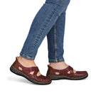Shoetopia, Rieker, 46352-33, women’s casual slip-on shoe, red, Lifestyle